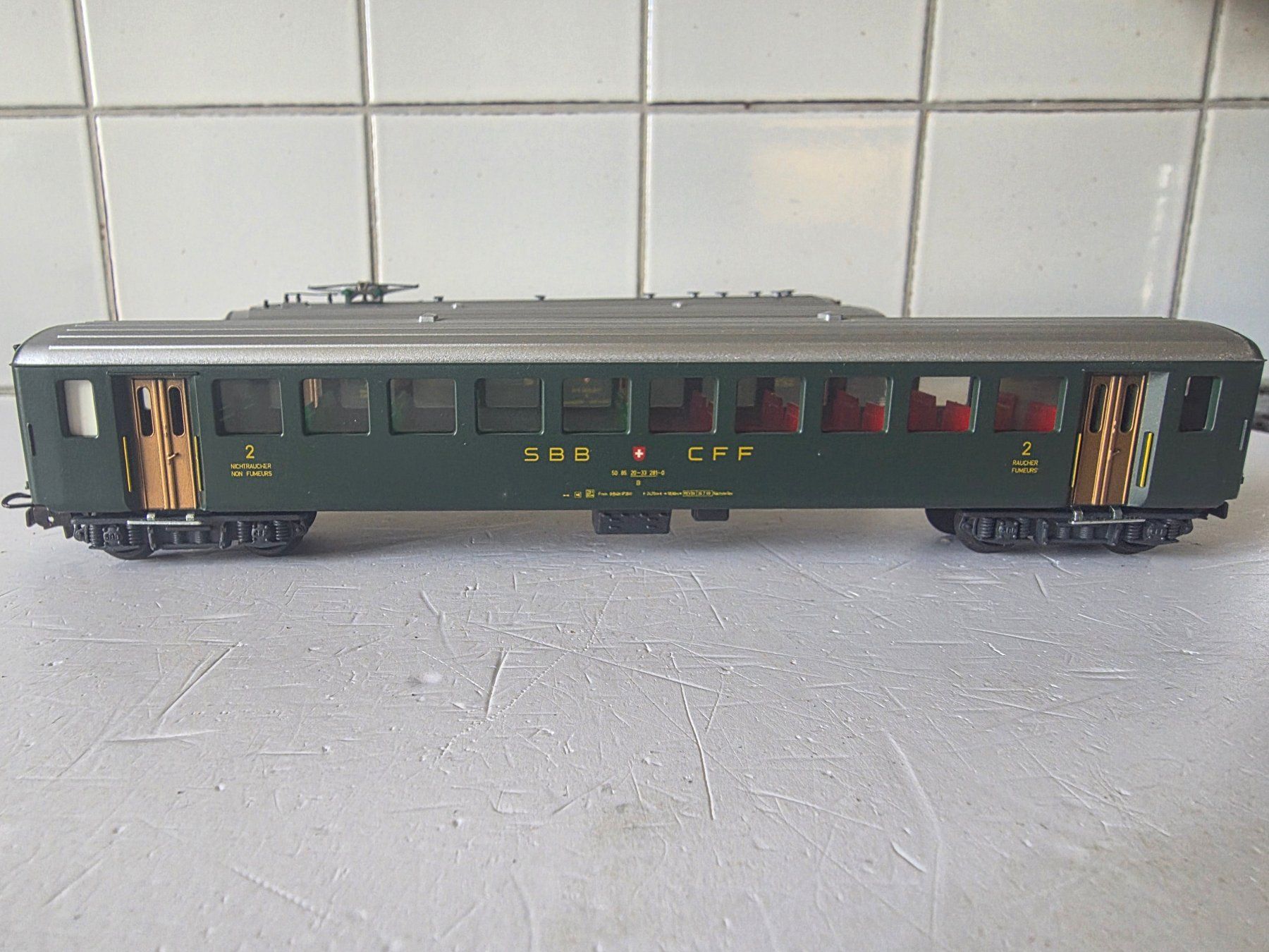 Hag Modelleisenbahnen: 5-teiliger Personenzug SBB – Neu (gemäss Beschreibung) aus Seuzach von Loeckeli01 2